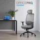 Кресло компьютерное офисное эргономичное OfficePro Comfort Gray (OC524G) - изображение 7