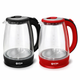 Электрочайник BITEK BT-3110 1,8л 2400Вт красный стеклянный с LED подсветкой для кухни - изображение 6