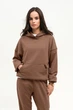 Худи оверсайз женское Brown XXS - изображение 1
