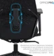 Крісло комп'ютерне офісне ергономічне OfficePro Fusion Black (OC577B) - зображення 9