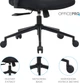 Крісло комп'ютерне офісне ергономічне OfficePro Fusion Black (OC577B) - зображення 13