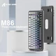 Клавиатура беспроводная Attack Shark M86 Blueberry Switch Bluetooth/Wireless/USB Graphite (AS-6972792471525-MN) - изображение 2
