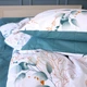 Простынь MirSon Бязь 17-0954 Delicate Foliage 200x220 см (2200013181712) - изображение 2