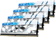 Оперативна пам'ять G.Skill DDR4-3600 64GB PC4-28800 (Kit of 4x16GB) Trident Z Royal Elite Silver (4713294228666) - зображення 1