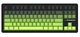 Клавиатура беспроводная Attack Shark M87 Pro V2 White Jade Switch Bluetooth/Wireless/USB Black-Green (AS-697279247163-M) - изображение 1
