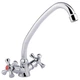 Змішувач для кухні Lidz Lamb 271F двохвентильний LDLAM271FCRM21889 Chrome - изображение 1