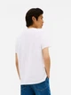 Футболка хлопковая длинная мужская Tommy Hilfiger Xm04438-Ycf(Optic White) L Белая с принтом (198296697780) - изображение 2