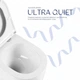 Унітаз підвісний Qtap Taurus безободковий з сидінням Soft-close QT2433084EUQW - зображення 5