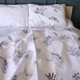 Простынь MirSon Бязь 17-0956 White Botanica 150х220 см (2200013182702) - изображение 2