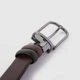 Ремень двусторонний Piquadro BLACK SQUARE (B3) Bk.Brown-Black CU4877B3_TMN - изображение 3
