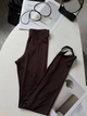 Базовые лосины с штрипками шоколад 50-52 (с240- 6060) - изображение 4