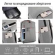 Рюкзак для ноутбука 15.6" міський бізнес-класу з USB-портом — Ергономічний вологозахищений рюкзак для роботи, навчання та подорожей, легкий (0.56 кг) синій - зображення 9