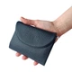 Женский кошелёк из искусственной пористой кожи маленький чёрный IVORX SZ661B_Black - изображение 8