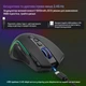 Беспроводная Игровая E-YOOSO X-11 Pro Черная Мышь с подсветкой и аккумулятором, PAW3104 8000 DPI, 1000mAh, RGB, 1000Hz - изображение 5