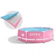Розовый каркасный бассейн Intex круглый, 244x76 см, каркас, чаша, заглушки (IP-174674) - изображение 7