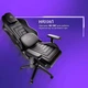 Кресло для геймеров Proove Gaming Arena компьютерное Ergo экокожа 135°+17° 136kg колеса бесшумные PU 65mm Black - изображение 5