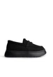 Лофери з хутром жіночі STL 6193/Black/fur/E2580-1/B 39 Чорний - изображение 1