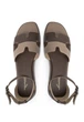 Босоніжки жіночі Loretta 8035/Brown-Beige/H115-2/B 37 Коричневий - изображение 3