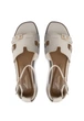 Босоніжки жіночі Loretta 8037/Beige/H113-5/B 37 Бежевий - зображення 3