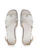 Босоніжки жіночі Loretta 8035/Beige-White/H115-3/B 40 Бежевий - изображение 3