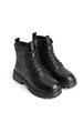 Черевики шкіряні жіночі Veagia 4133/Black/logo/8096-1/B 36 Чорний - изображение 2