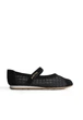 Балетки замшеві жіночі Meideli 6246/Black/6408/D880-1/B 37 Чорний - изображение 1