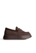Лофери з мехом жіночі STL 6193/Chocolate/fur/E2580-2/B 39 Коричневий - зображення 1