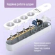 Сетевой фильтр-удлинитель СolorWay 4 розетки/4USB (Type-C 2PD20W + 2USB QC3.0) (20W) 2м White (CW-CHE44PDW) - изображение 13