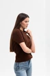 Футболка FAMO FUT-6623 Коричневий one size One size (FUT-6623) - зображення 3