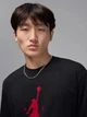 Футболка хлопковая длинная мужская Jordan M J Jumpman Ss Hbr Tee IM9801-011 S Черная (198730661186) - изображение 4