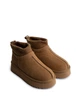 Уггі замшеві жіночі STL 9081/Camel/Fur/UG390-3/B 41 Коричневий - зображення 2