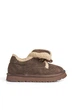 Уггі замшеві жіночі ITTS 9059/Choco/Beige/Q298-41/B 41 Коричневий - зображення 1