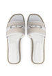 Шльопанці жіночі Loretta 8058/Beige-White/H111-2/B 39 Білий - зображення 3