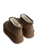 Уггі замшеві жіночі STL 9078/Cocoa/Fur/UG250-4/B 41 Коричневий - зображення 4