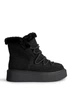 Уггі замшеві жіночі Ailaifa 9087/Black/Fur/M021/B 41 Чорний - изображение 1
