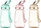 Бутылка для воды ARDESTO Bunny 600 мл пластик Жёлтая (AR2260BY) - изображение 5
