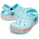 Дитячі крокси сабо Crocs Bayaband Kids Ice Blue/Melon 32 блакитний - изображение 4