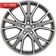 WSP Italy AUDI W571 ALICUDI R20 W8,5 PCD5X112 ET43 DIA66,6 MATT GUN METAL POLISHED - зображення 1