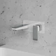 Змішувач для умивальника Omnires Parma chrome /white(PM7415CRB) (00139918) - зображення 3
