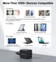 Мережевий зарядний пристрій CHOETECH USB-A/USB-C 30 Вт (PD5012-EU-BK) - зображення 6