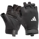 Перчатки для тренировок Adidas Essential, L (обхват 21.5-23 см), дышащие, Черные, для фитнеса и спорта (ADGB-15003WH-L) - изображение 1