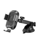 Автомобільний тримач із бездротовою зарядкою Baseus Smart Vehicle Bracket with Wireless Charger (air outlet type) Black WXZN-01 - изображение 1