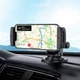 Автомобільний тримач Hoco CA120 Prospering center console car holder for tablets 4.7-10.5" Black - зображення 9