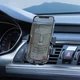 Автомобільний тримач Hoco CA86 Davy one-button air outlet Car holder Black - зображення 7