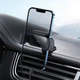 Автомобільний тримач із бездротовою зарядкою Baseus Steel Cannon pro Solar Electric Car Mount Black SUGP010001 - изображение 11