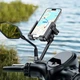 Тримач телефону для велосипеда/мотоцикла Baseus GoTrip Series Bike Mount Rearview Black C40572301111-01 - зображення 9