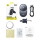 Автомобільний тримач із бездротовою зарядкою Baseus PrimeTrip VC2 Pro Magnetic Wireless Charging Car Mount Qi2.2 Black C0013N00 - изображение 14