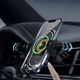 Автомобільний тримач із бездротовою зарядкою XO WX038 Car wireless charging holder 15W Black - изображение 3
