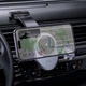 Автомобільний тримач із бездротовою зарядкою Hoco HW28 xcelso 2-in-1 wireless (center console) 15W Black - изображение 9