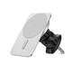 Автомобільний тримач із бездротовою зарядкою Wiwu Wi-Q001 Liberator Magnetic Wireless Wharger Silver - изображение 2
